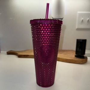 Studded Starbucks cup